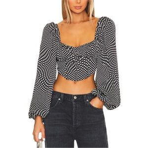 For Love & Lemons Kat Top